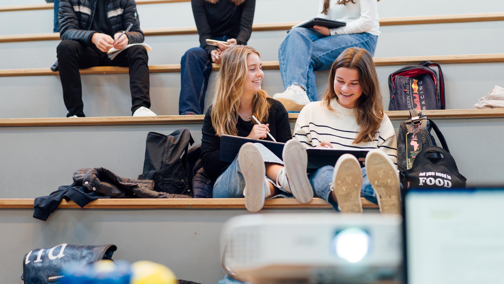 In der Aula der Merz Schule